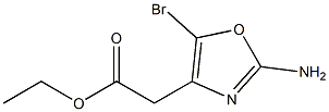 ethyl 2-(2-amino-5-bromooxazol-4-yl)acetate Structure