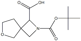 2-(tert-butoxycarbonyl)-6-oxa-2-azaspiro[3.4]octane-1-carboxylic acid 구조식 이미지