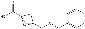 3-((benzyloxy)methyl)bicyclo[1.1.1]pentane-1-carboxylic acid Structure