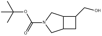 tert-Butyl 6-(hydroxymethyl)-3-azabicyclo[3.2.0]heptane-3-carboxylate Structure