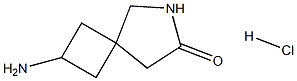 2-amino-6-azaspiro[3.4]octan-7-one hydrochloride Structure