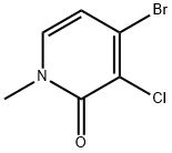 4-Bromo-3-chloro-1-methylpyridin-2(1H)-one 구조식 이미지