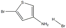 5-bromothiophen-3-amine hydrobromide Structure