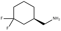 1-[(1R)-3,3-difluorocyclohexyl]methanamine Structure