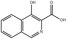 4-hydroxyisoquinoline-3-carboxylic acid 구조식 이미지