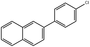 2-(4-chlorophenyl)naphthalene Structure