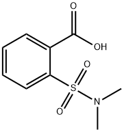 2-(dimethylsulfamoyl)benzoic acid 구조식 이미지