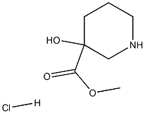 methyl 3-hydroxypiperidine-3-carboxylate hydrochloride Structure