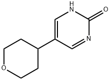 5-(tetrahydro-2H-pyran-4-yl)pyrimidin-2-ol Structure