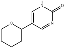 5-(tetrahydro-2H-pyran-2-yl)pyrimidin-2-ol Structure