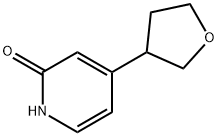 4-(tetrahydrofuran-3-yl)pyridin-2-ol Structure