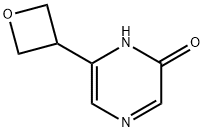6-(oxetan-3-yl)pyrazin-2-ol Structure