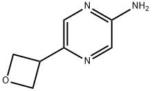 5-(oxetan-3-yl)pyrazin-2-amine Structure