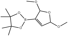 2,5-Dimethoxy-2,5-dihydrofuran-3-boronic acid pinacol ester 구조식 이미지