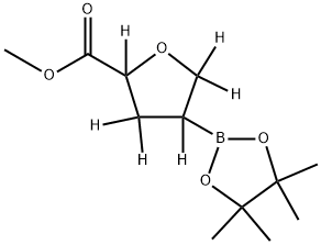 Methyl (oxolane-d5)-2-carboxylate-4-boronic acid pinacol ester Structure