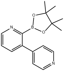 3-(Pyridin-4-yl)pyridine-2-boronic acid pinacol ester Structure