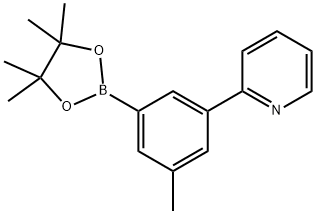 3-(Pyridin-2-yl)-5-methylphenylboronic acid pinacol ester 구조식 이미지
