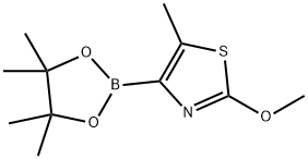 5-Methyl-2-methoxythiazole-4-boronic acid pinacol ester Structure