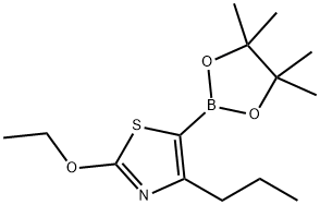 4-(n-Propyl)-2-ethoxythiazole-5-boronic acid pinacol ester Structure