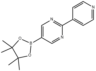 2-(pyridin-4-yl)-5-(4,4,5,5-tetramethyl-1,3,2-dioxaborolan-2-yl)pyrimidine Structure