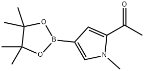 1-Methyl-5-acetylpyrrole-3-boronic acid pinacol ester Structure