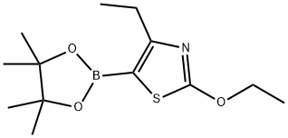 4-Ethyl-2-ethoxythiazole-5-boronic acid pinacol ester Structure