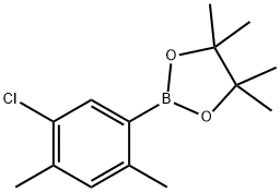 3-Chloro-4,6-dimethylphenylboronic acid pinacol ester Structure