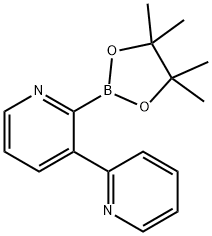 3-(Pyridin-2-yl)pyridine-2-boronic acid pinacol ester 구조식 이미지