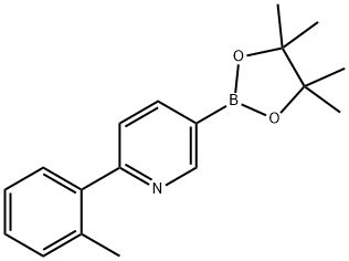 2-(2-Tolyl)pyridine-5-boronic acid pinacol ester Structure
