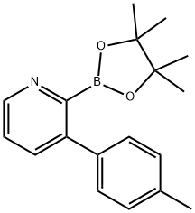 3-(4-Tolyl)pyridine-2-boronic acid pinacol ester 구조식 이미지