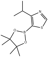 4-(iso-Propyl)thiazole-5-boronic acid pinacol ester Structure