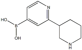 (2-(piperidin-3-yl)pyridin-4-yl)boronic acid 구조식 이미지