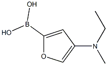 4-(Methylethylamino)furan-2-boronic acid 구조식 이미지