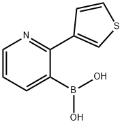 2-(3-Thienyl)pyridine-3-boronic acid Structure