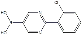 (2-(2-chlorophenyl)pyrimidin-5-yl)boronic acid Structure