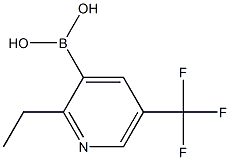 2-Ethyl-5-(trifluoromethyl)pyridine-3-boronic acid 구조식 이미지