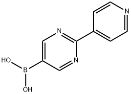 (2-(pyridin-4-yl)pyrimidin-5-yl)boronic acid Structure