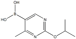 4-Methyl-2-(iso-propoxy)pyrimidine-5-boronic acid 구조식 이미지