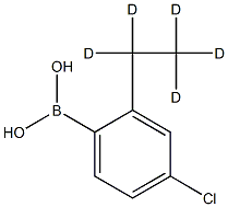 4-Chloro-2-(ethyl-d5)-phenylboronic acid Structure