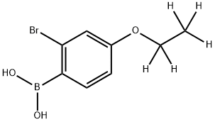 2-Bromo-4-(ethoxy-d5)-phenylboronic acid 구조식 이미지