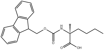 N-[(9H-fluoren-9-ylmethoxy)carbonyl]-
2-methyl- L-Norleucine 구조식 이미지