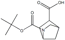 exo-2-[(tert-butoxy)carbonyl]-2-azabicyclo[2.2.1]heptane-5-carboxylic acid Structure