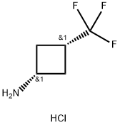 cis-3-(trifluoromethyl)cyclobutan-1-amine hydrochloride 구조식 이미지