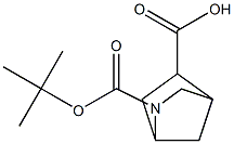 endo-2-[(tert-butoxy)carbonyl]-2-azabicyclo[2.2.1]heptane-5-carboxylic acid Structure