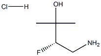 (3S)-4-amino-3-fluoro-2-methylbutan-2-ol hydrochloride Structure