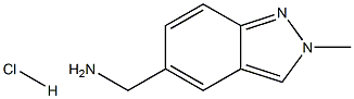 (2-methyl-2H-indazol-5-yl)methanamine hydrochloride Structure