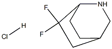 6,6-difluoro-2-azabicyclo[2.2.2]octane hydrochloride Structure