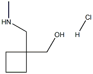 1-[(Methylamino)methyl]-cyclobutanemethanol hydrochloride Structure