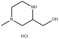 (4-methylpiperazin-2-yl)methanol dihydrochloride Structure