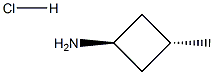 trans-3-methylcyclobutan-1-amine hydrochloride 구조식 이미지